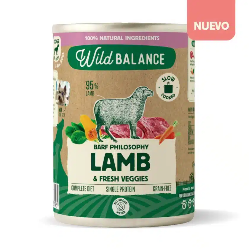 Lata de Cordero para perros