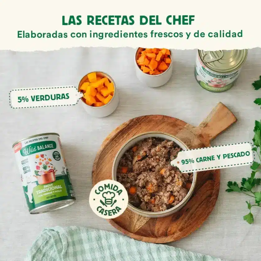 Las Recetas del Chef - Lata de Ragut Tradicional para perros