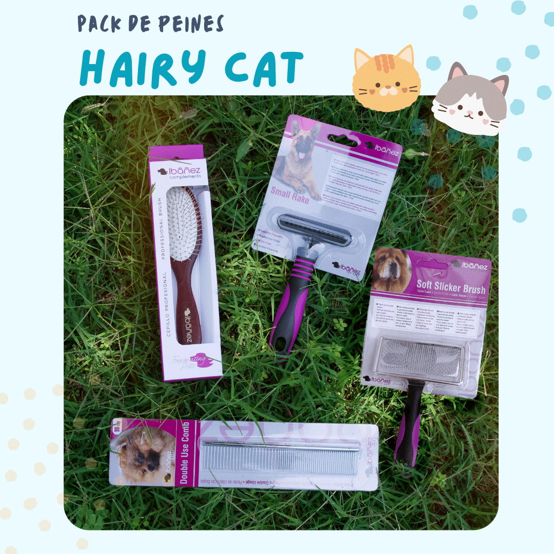 Pack peines Hairy Cat