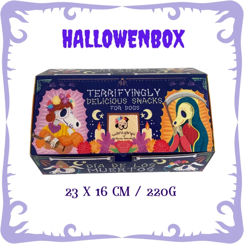 Caja de Galletas Halloween para perros y gatos