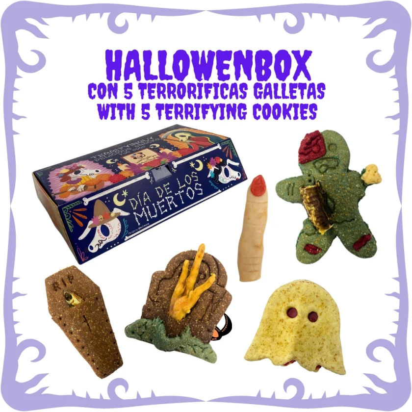 Halloween Box galletas para perros y gatos Halloween Box galletas para perros y gatos Waniyanpi
