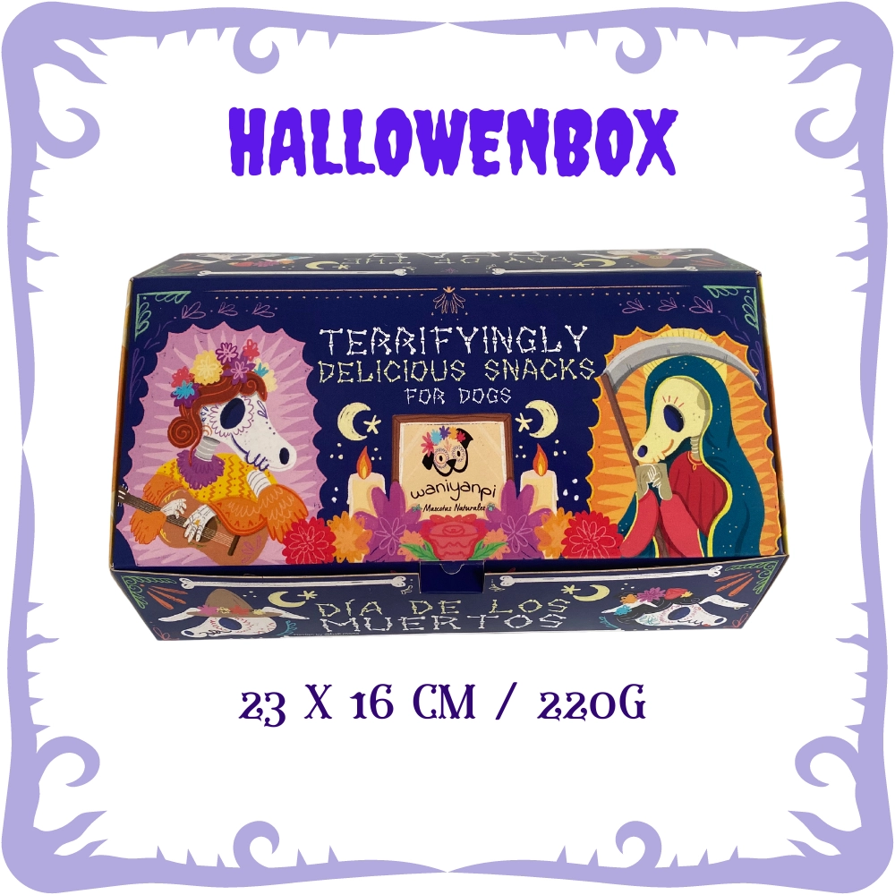 Alimentación natural para perros y gatos Caja de Galletas Halloween para perros y gatos