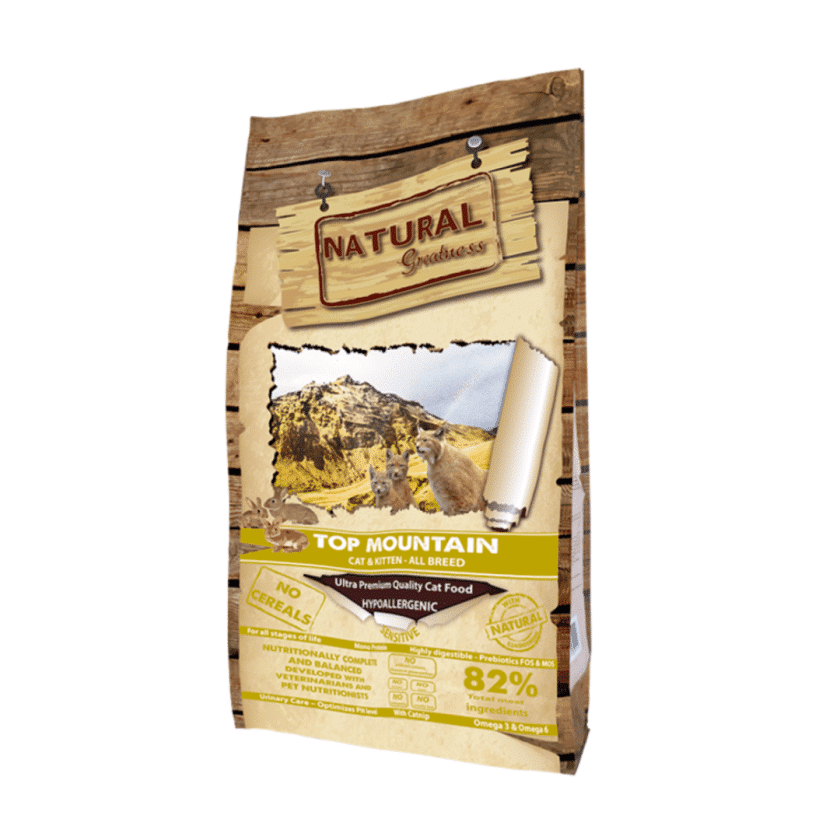 Pienso Natural Greatness Top Mountain para gatos
