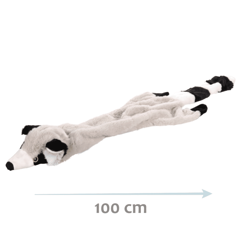 Peluche Mapache Gris para perros