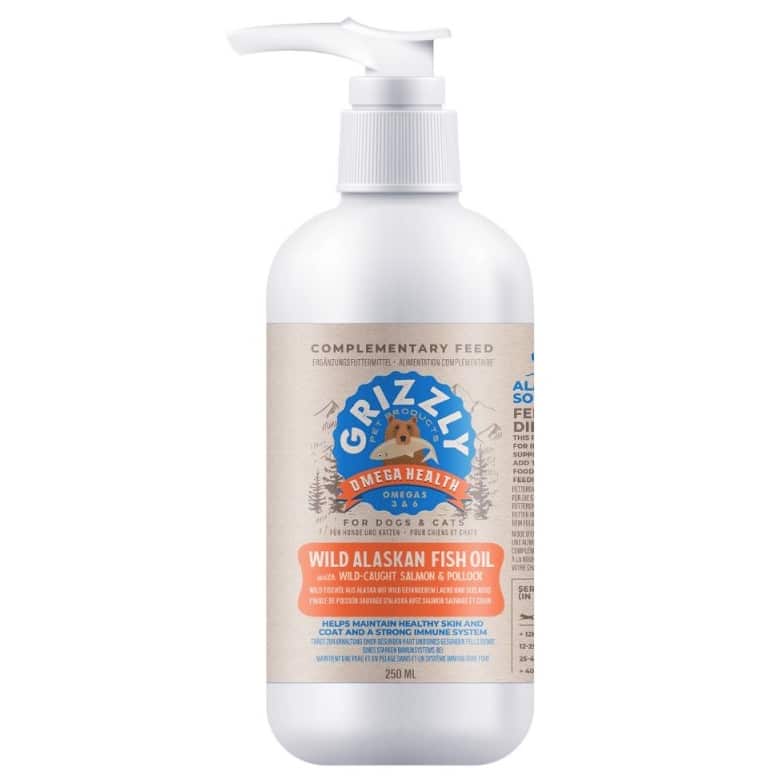 Grizzly Aceite de Salmón para perros y gatos
