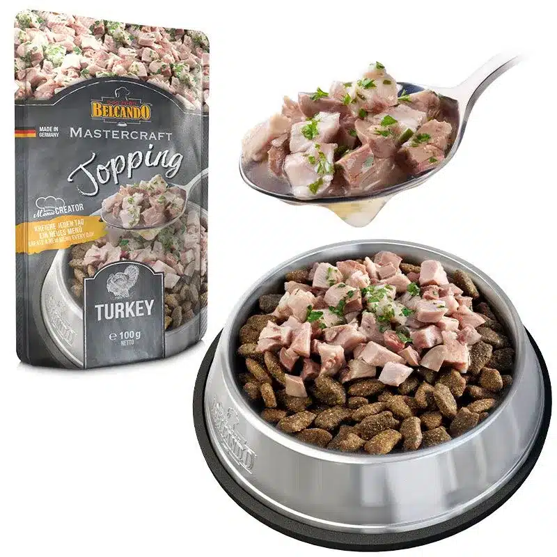 Alimentación natural para perros y gatos Topping Pavo Belcando
