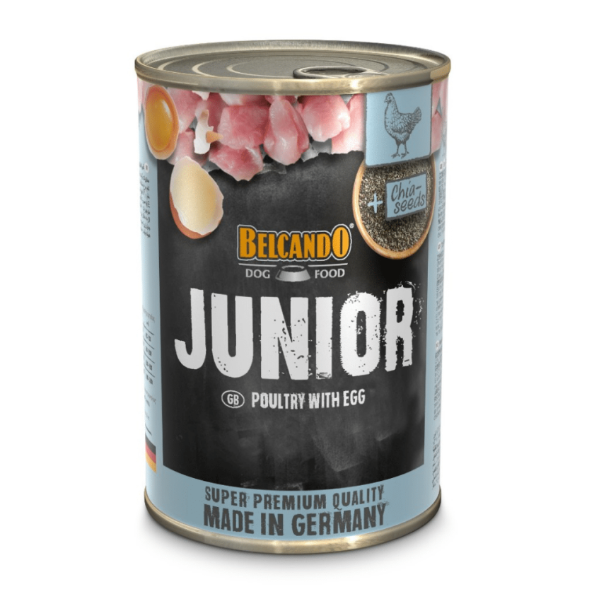 Lata de Ave para cachorros Belcando Junior 
