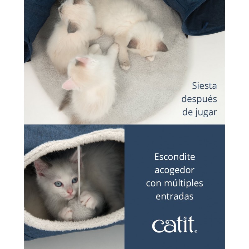 Túnel con Cama Catit Vesper para gatos