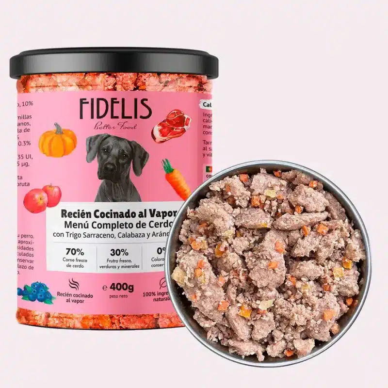 Menú cocinado de Cerdo Fidelis
