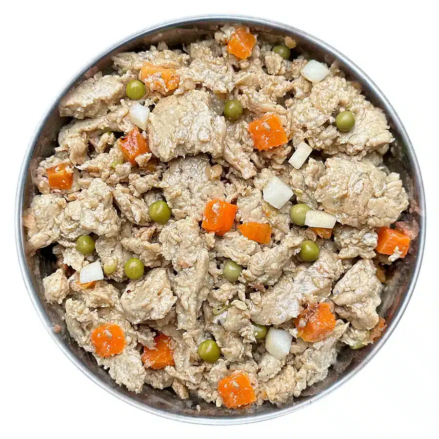 Menú Cocinado de Salmón con boniato, guisantes y calabacín