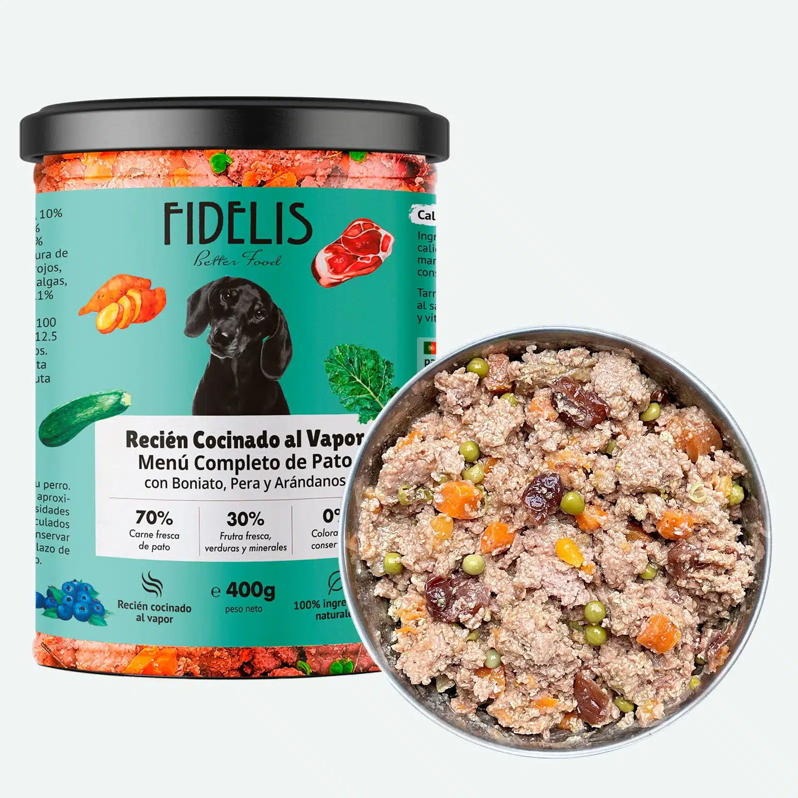 Menú cocinado de Pato Fidelis