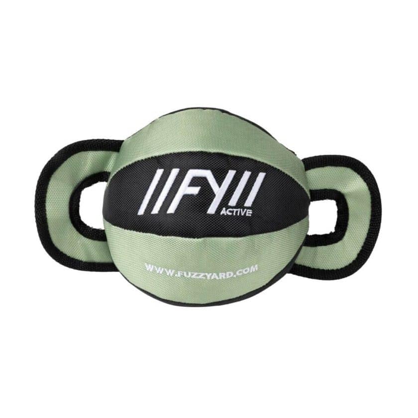 Fuzzyard active - ball tug - verde