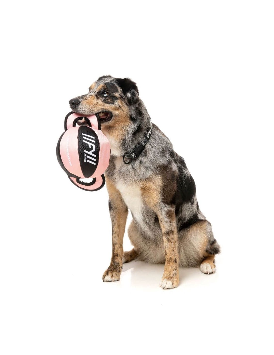 Fuzzyard active - ball tug - rosa