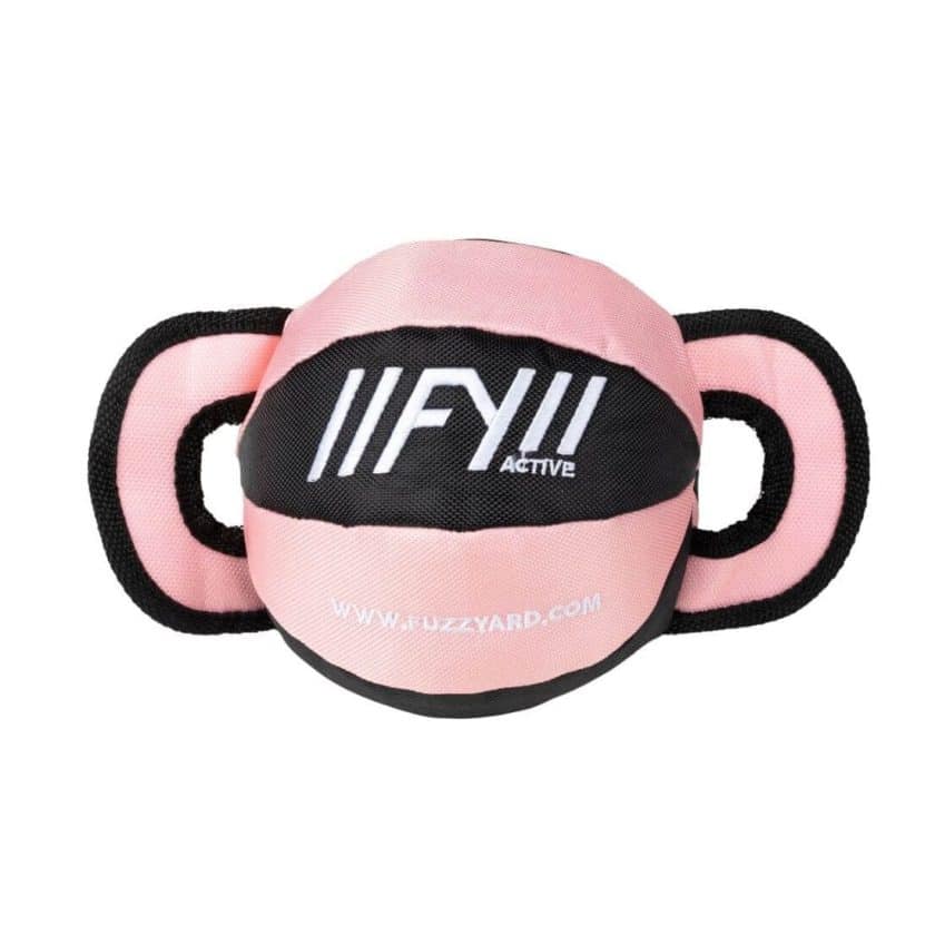 Fuzzyard active - ball tug - rosa