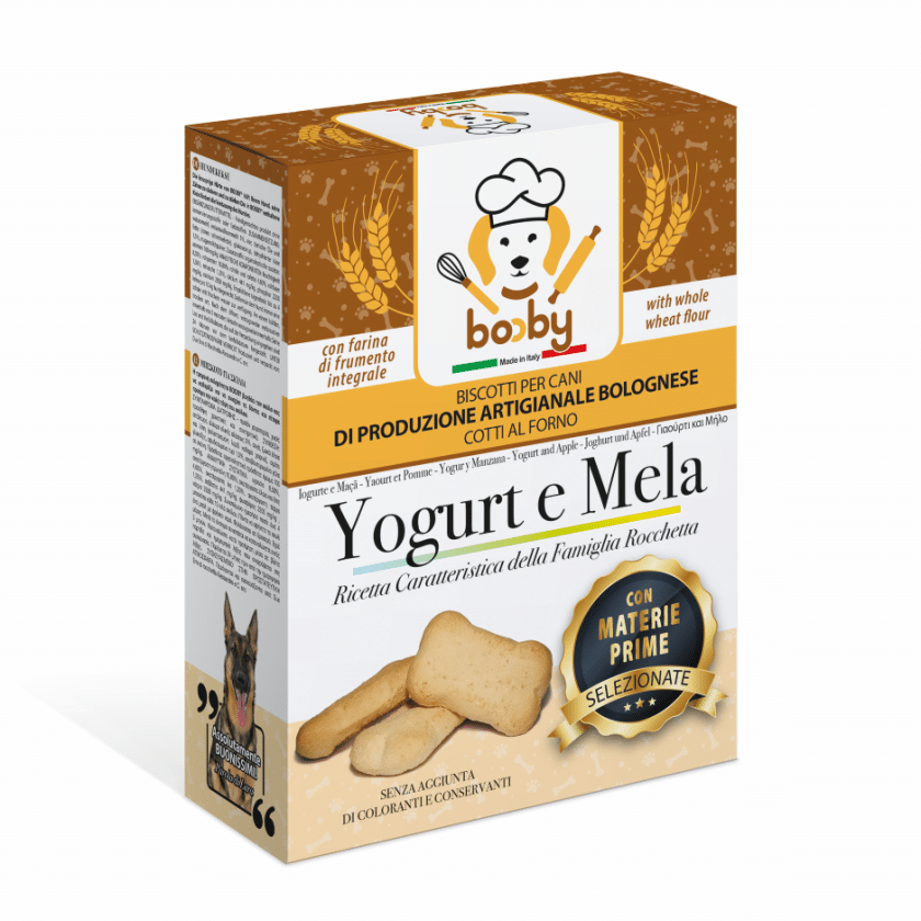 Galletas horneadas Booby para perros de Yogur y Manzana