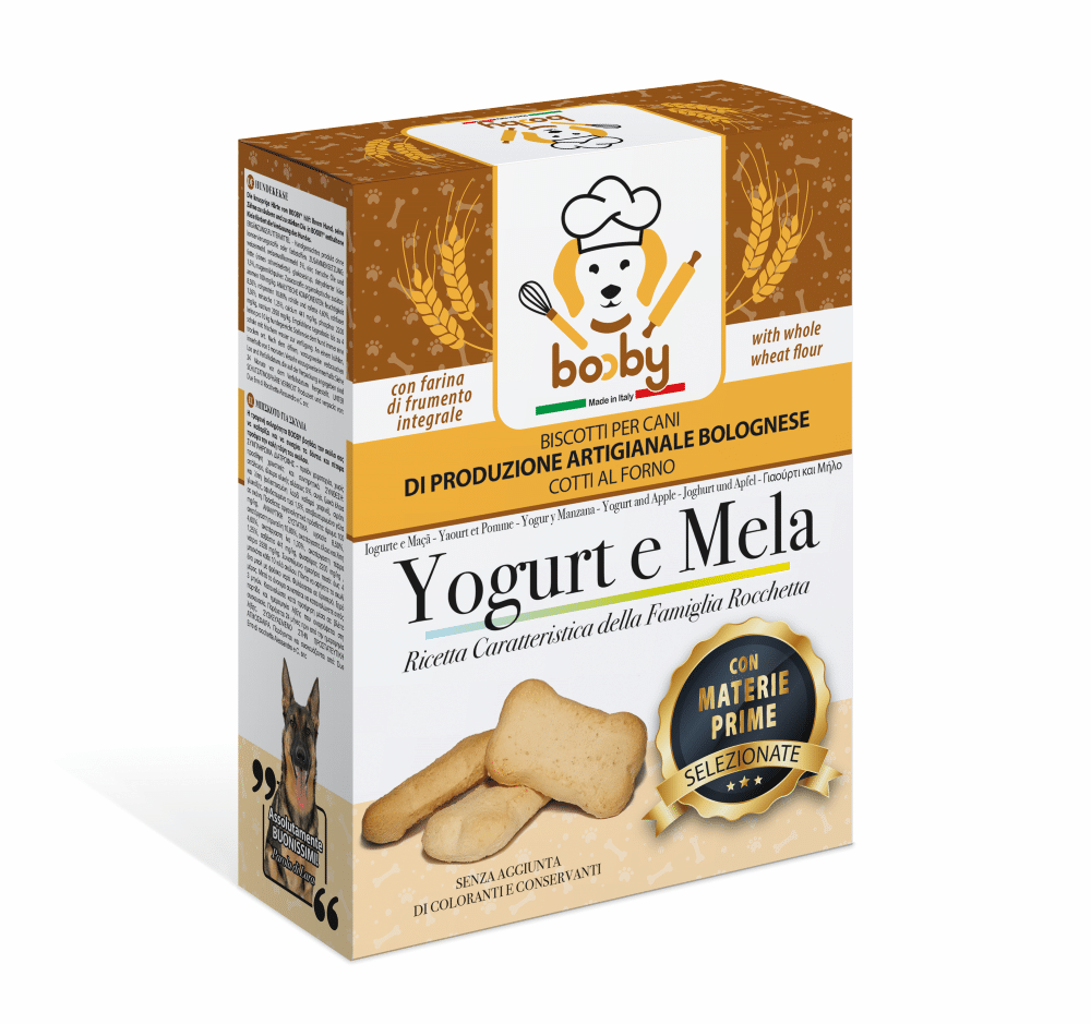 Galletas horneadas Booby para perros de Yogur y Manzana