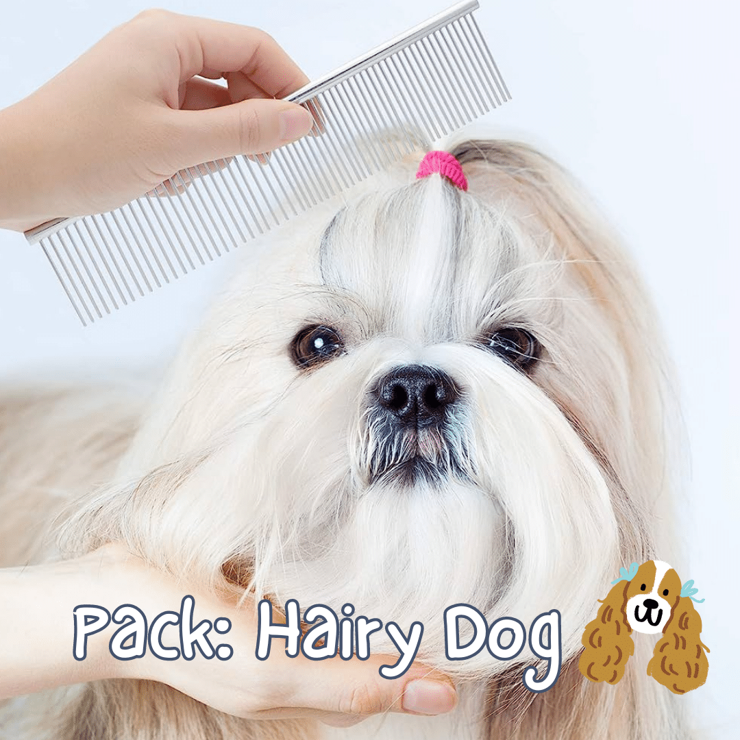 Peines para perros en Pack Hairy Dog S de la marca Ibañez