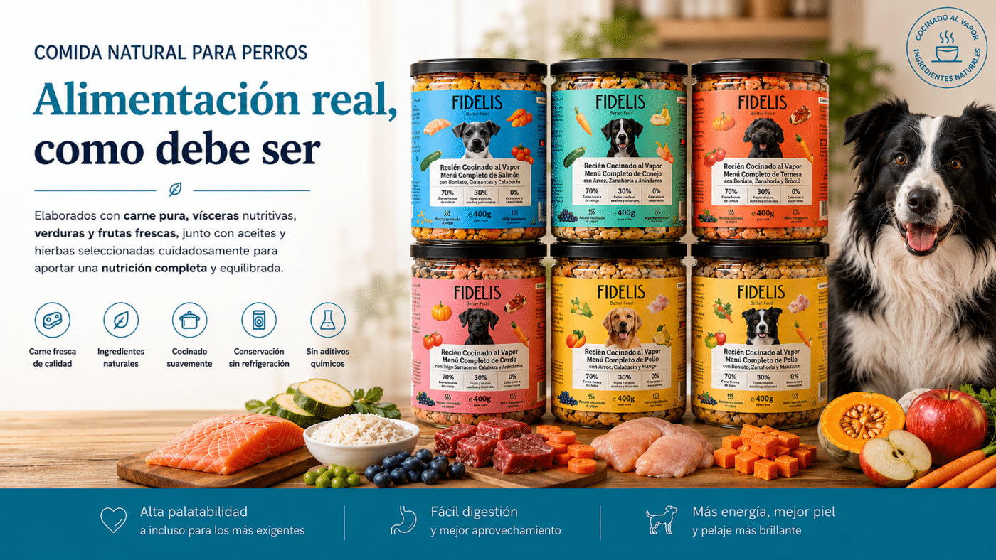 comida natural para perros