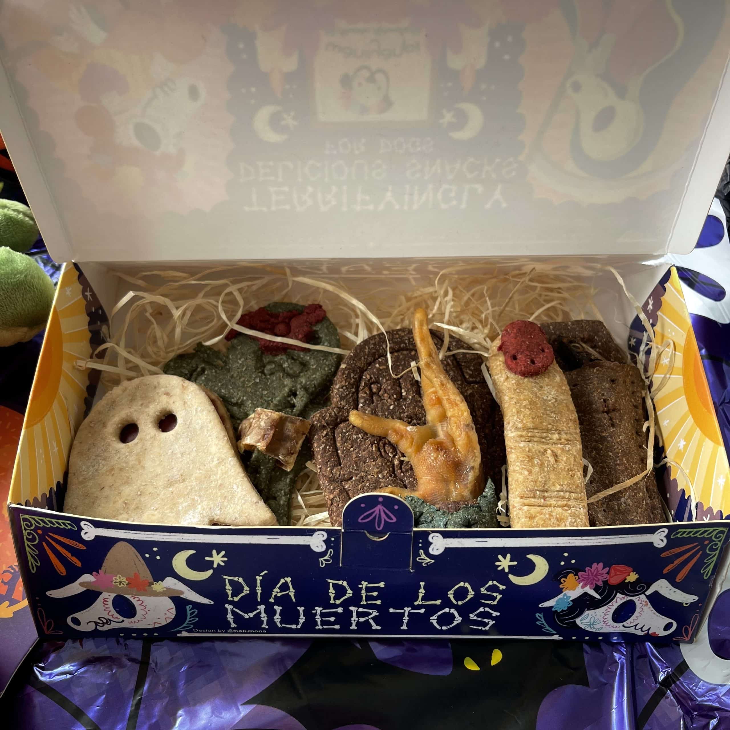 Alimentación natural para perros y gatos Galletas halloween para perros