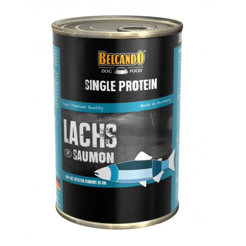 Lata de salmón monoproteica para perros