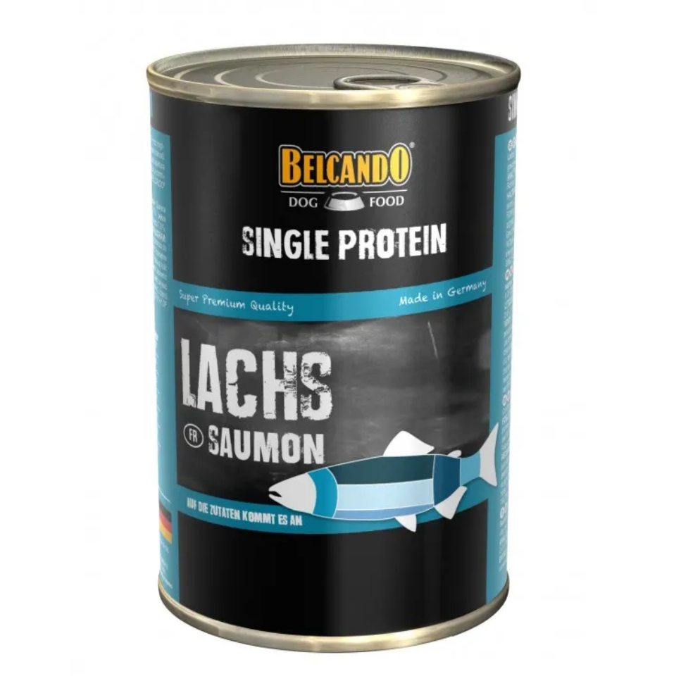 Lata de salmón monoproteica para perros