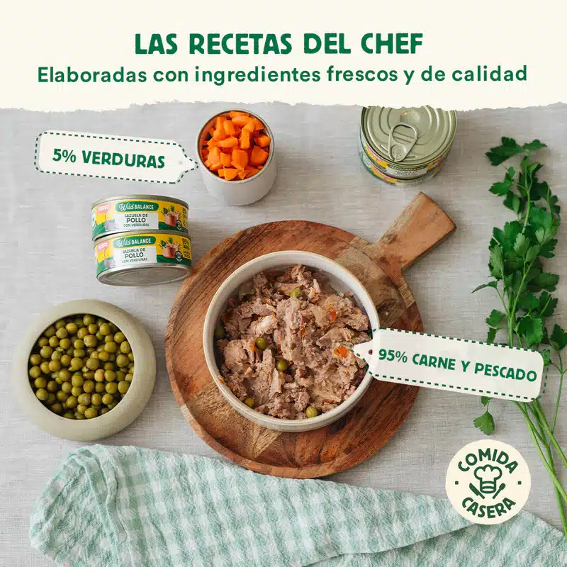 Las Recetas del Chef- Lata de Cazuela de Pollo para gatos