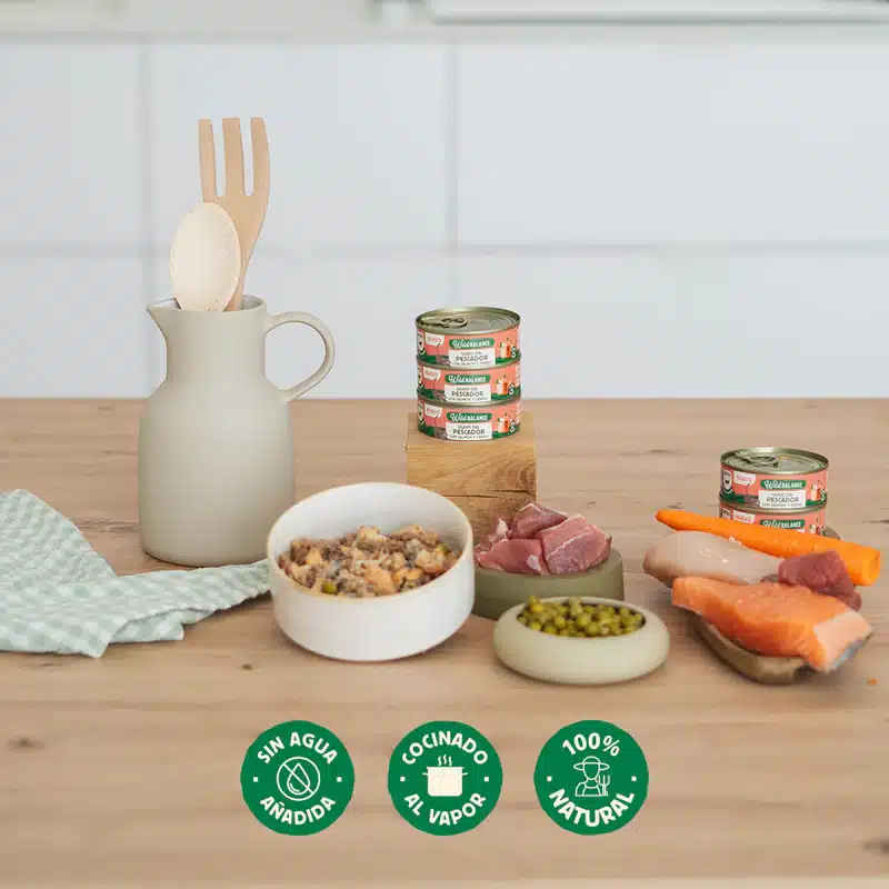 Alimentación natural para perros y gatos Las Recetas del Chef- Lata de Guiso del Pescador para gatos
