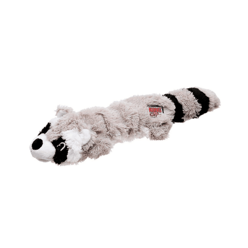 Peluche Mapache KONG Scrunch para perros