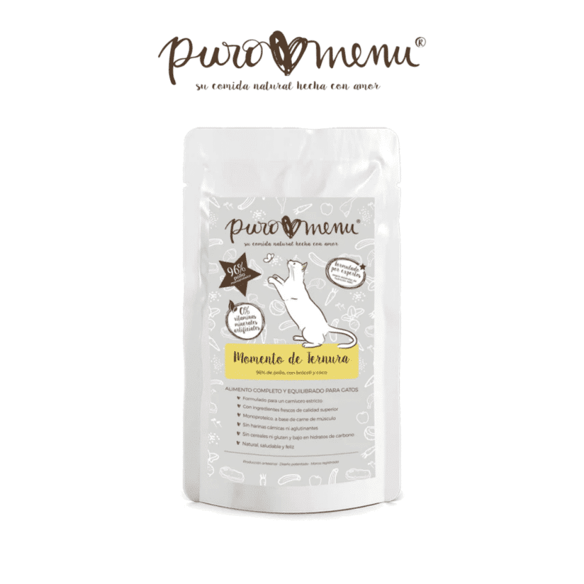 Puromenu Momento de Ternura (pollo) para gatos