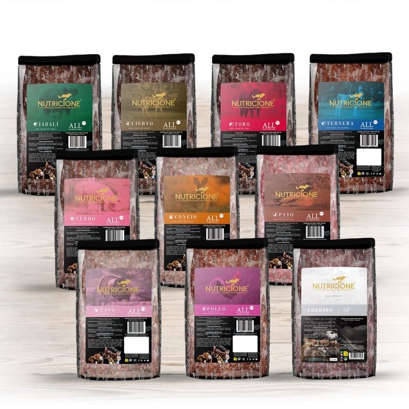 Nutricione - Todo Carne - BARF Perro y Gato - Pack Degustación