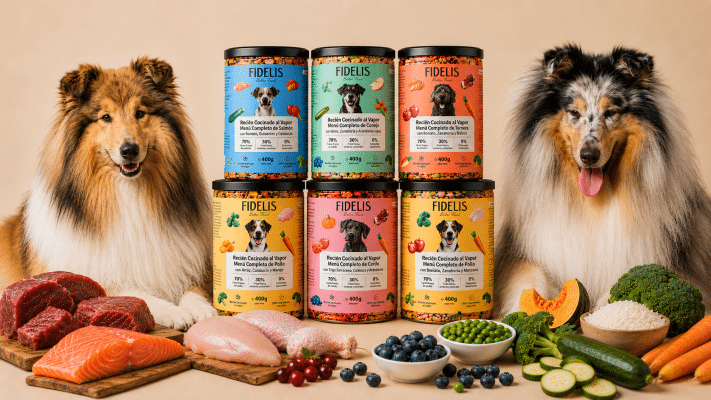 Alimentación natural para perros y gatos pack degustacion 6 sabores fidelis