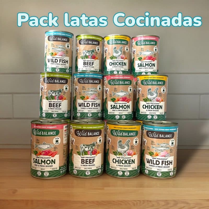 Pack de comida para perros Mensual Wild Balance