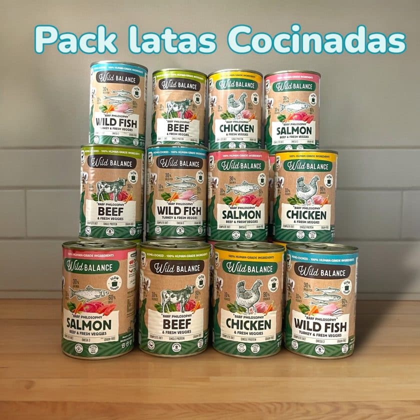 Pack de comida para perros Mensual Wild Balance