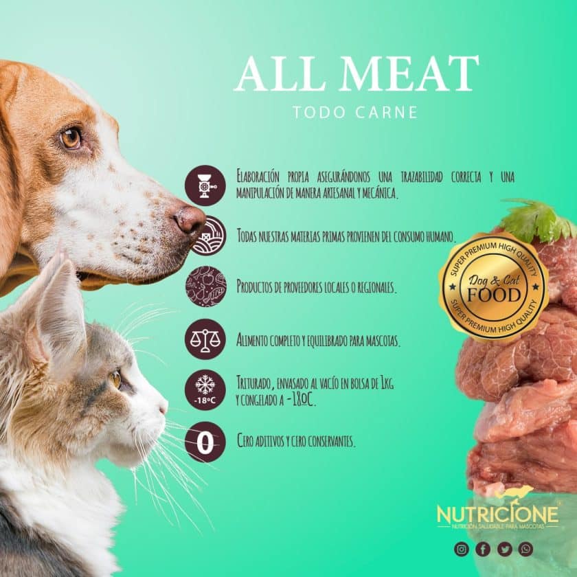 Nutricione - Todo Carne - BARF Perro y Gato - Pack Iniciación