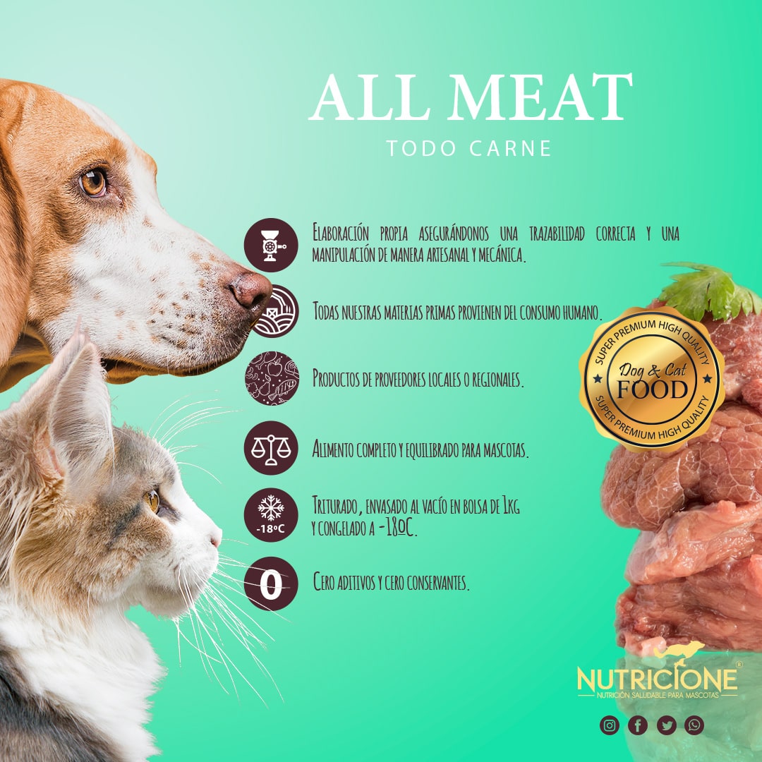 Nutricione - Todo Carne - BARF Perro y Gato - Pack Iniciación