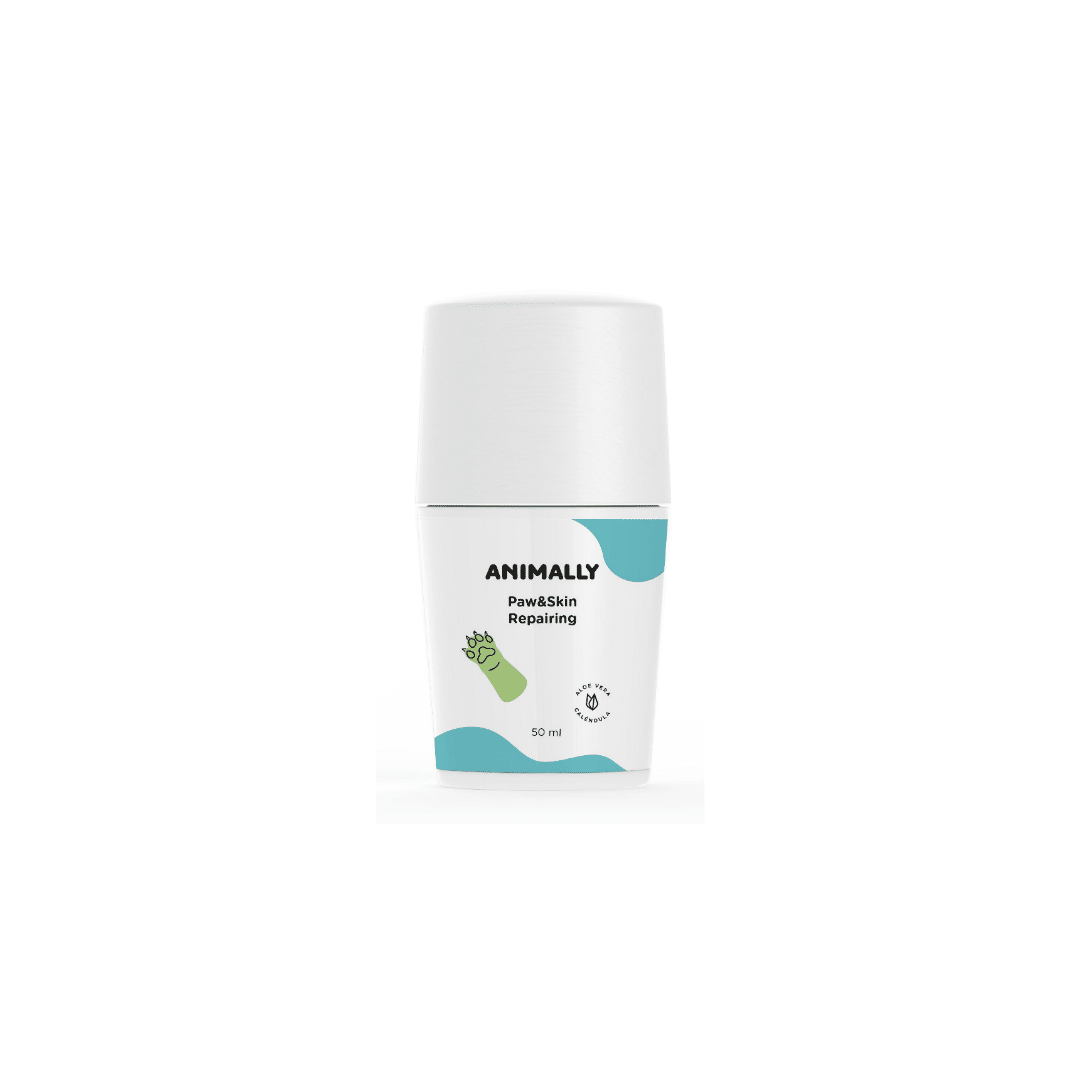 Reparador almohadillas de perros y gatos con propiedades regeneradoras (Aloe vera, Extracto Caléndula y vit. E)
