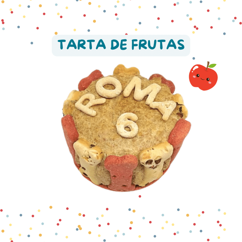 Tarta para Perros de Frutas