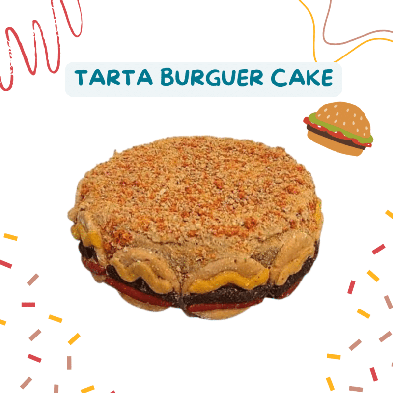 Tarta para perros Burguer Cake
