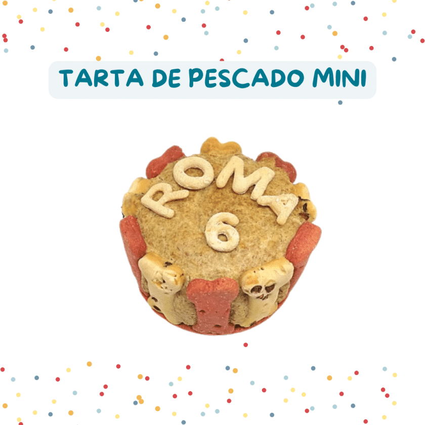 Tarta para perros de pescado MINI