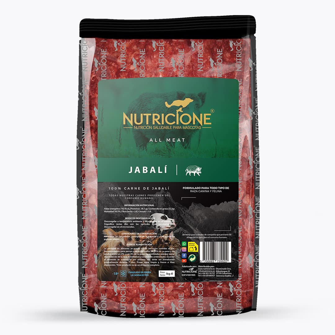 Nutricione - Todo Carne - BARF Perro y Gato - Jabalí