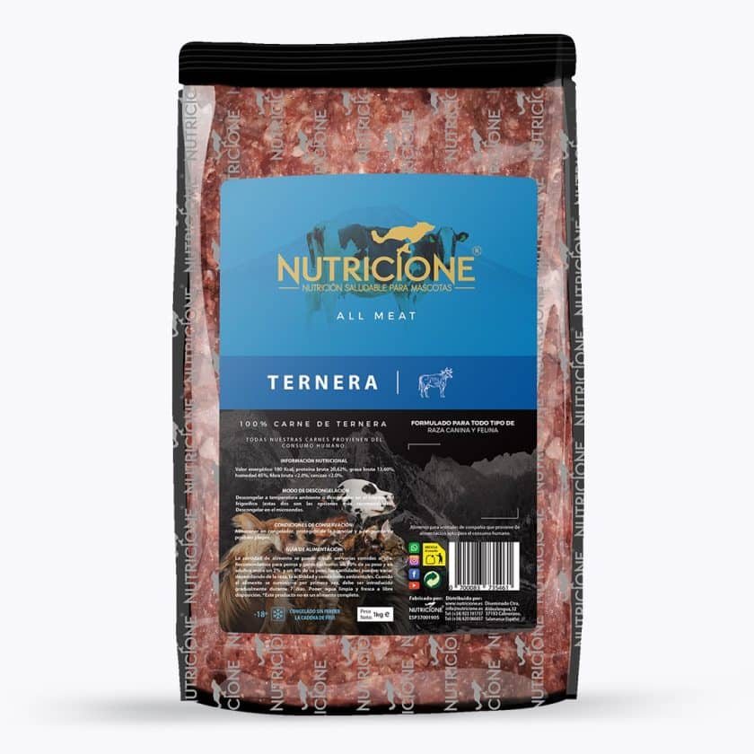Nutricione - Todo Carne - BARF Perro y Gato - Ternera
