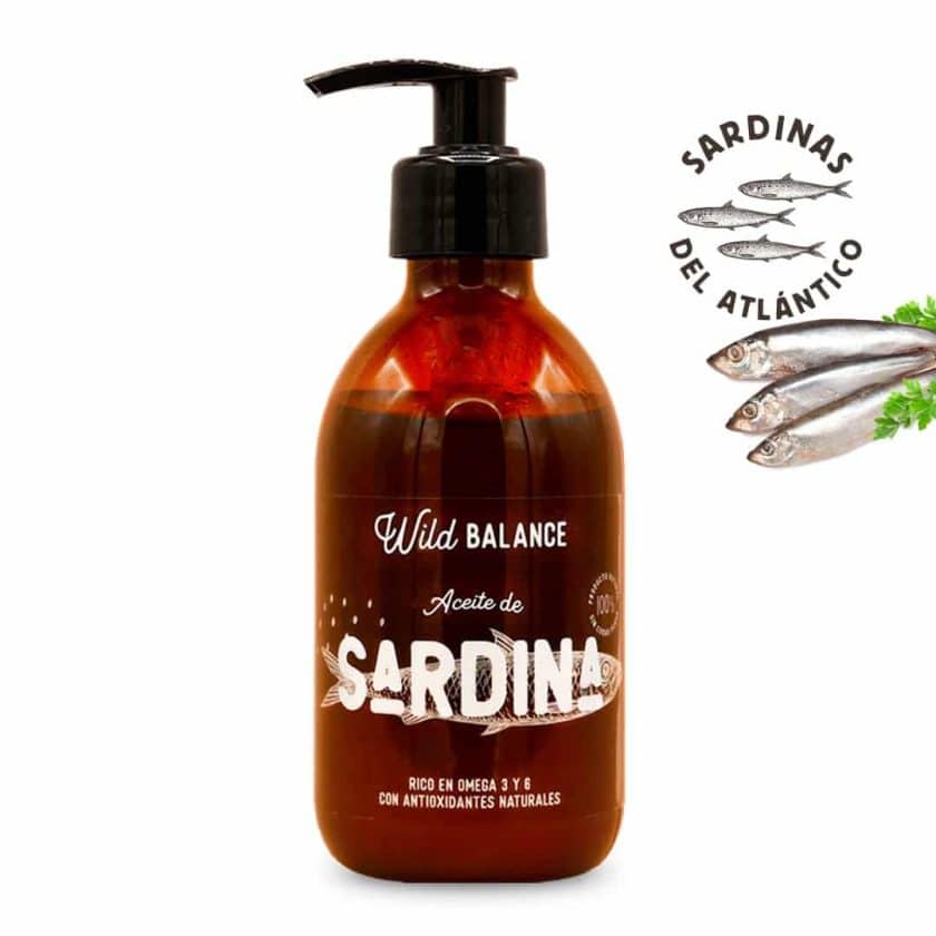El Aceite natural de Sardina es una fuente natural de ácidos grasos esenciales Omega 3 para perros y gatos