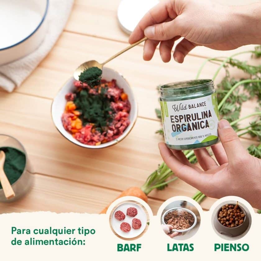 Espirulina Orgánica para perros y gatos