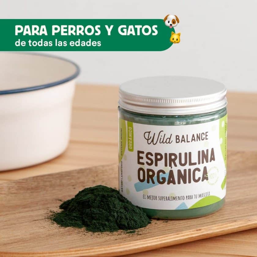 Espirulina Orgánica para perros y gatos