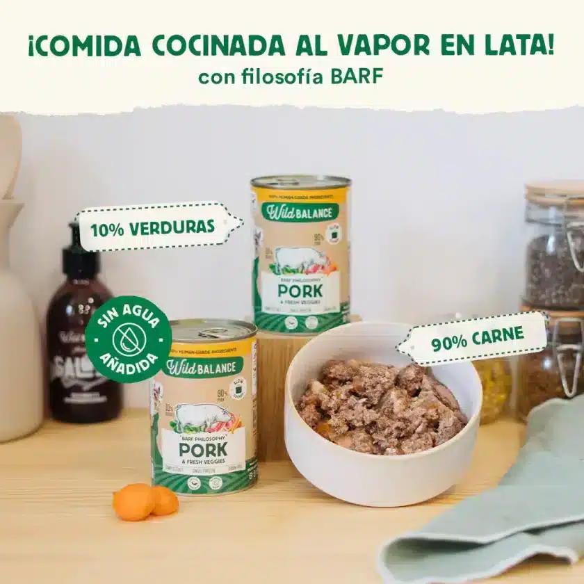 Wild Balance lata de cerdo para perros Lata de cerdo para perros