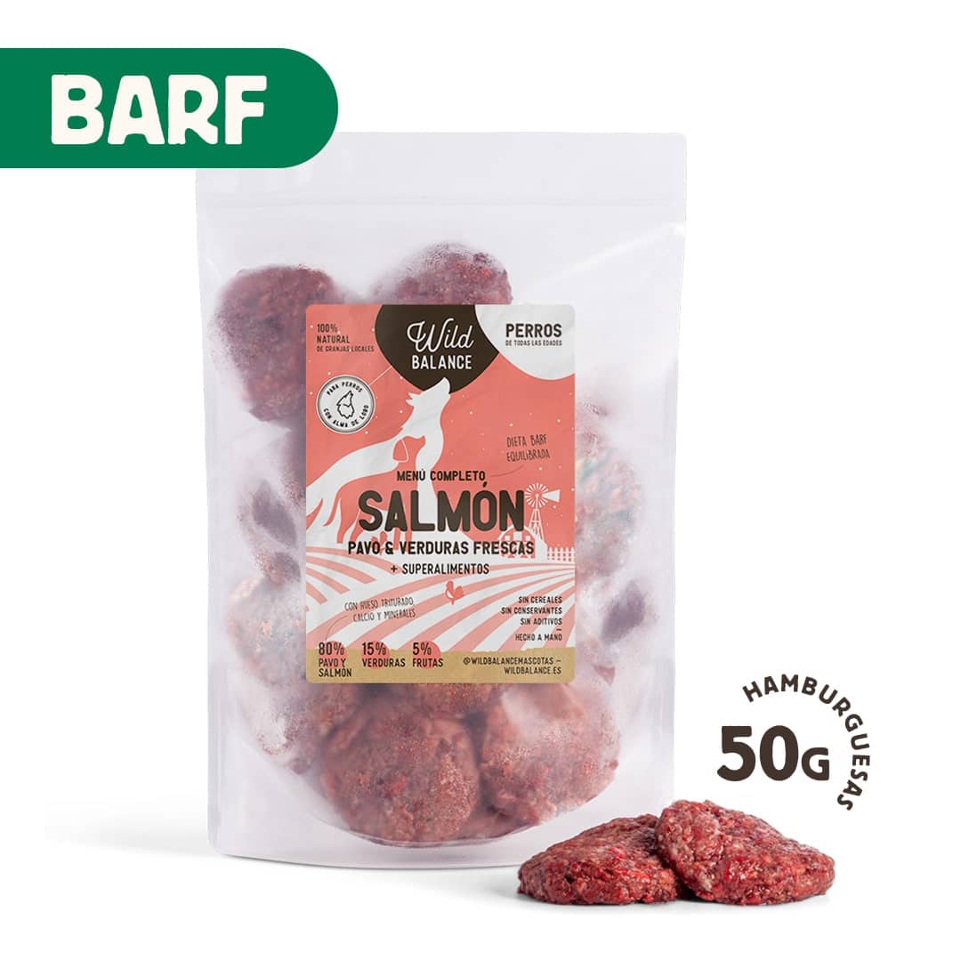 Menú BARF de Salmón para perros